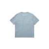 Woven PaTch PockeT ShorT Sleeve T shirT  Blue 