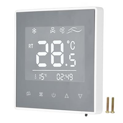 Termostato Digital LCD Touchscreen Controlador de Temperatura para Ar Condicionado Inteligente para Casa
