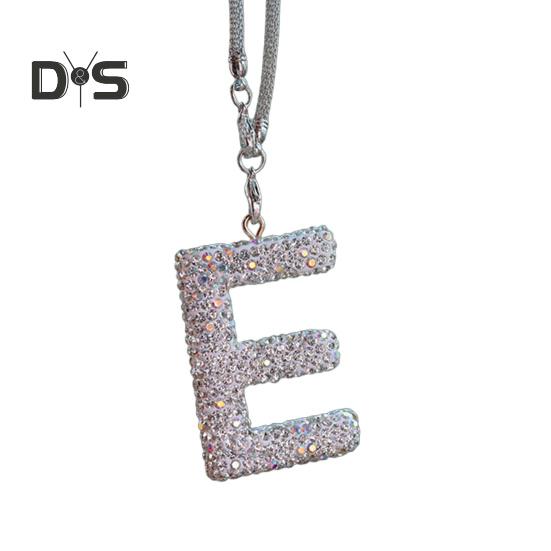 

Блестящая подвеска в виде буквы автомобиля, подвеска в виде буквы из искусственного кристалла, подвесное зеркало заднего вида для автомобиля, украшение в виде алфавита со стразами для автомобильного дерева, аксессуар E