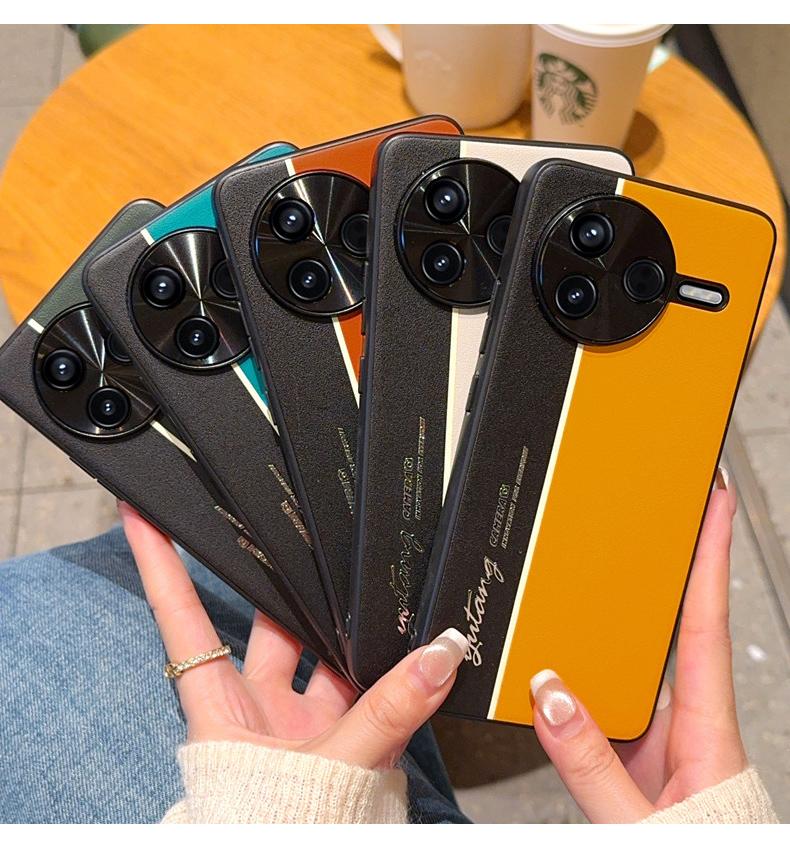 Luxury Fluorescent Phone Case For Xiaomi Redmi K80 Pro Cover Leather TPU Shockproof Coque For Xiaomi Redmi K80 Pro Cases Fundas