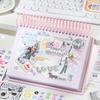 20-Pack Stationery Sticker Book  Light Salt Notebook Series Versatile Decorative Stickers for Student Diaries