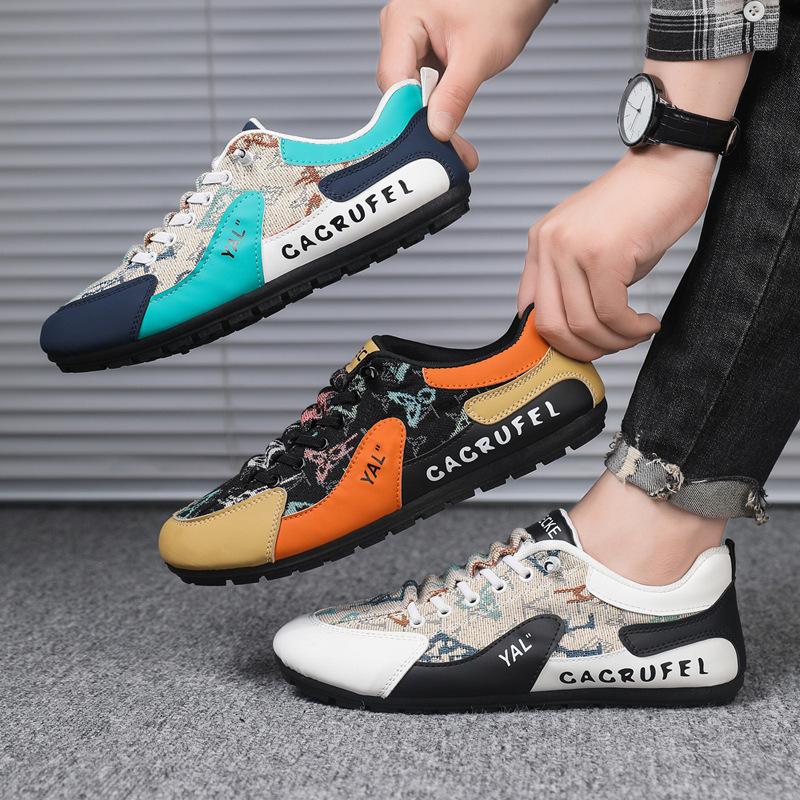 Foreign trade shoes 2025 new summer breathable sports casual shoes men's soft sole trend versatile men's casual shoes