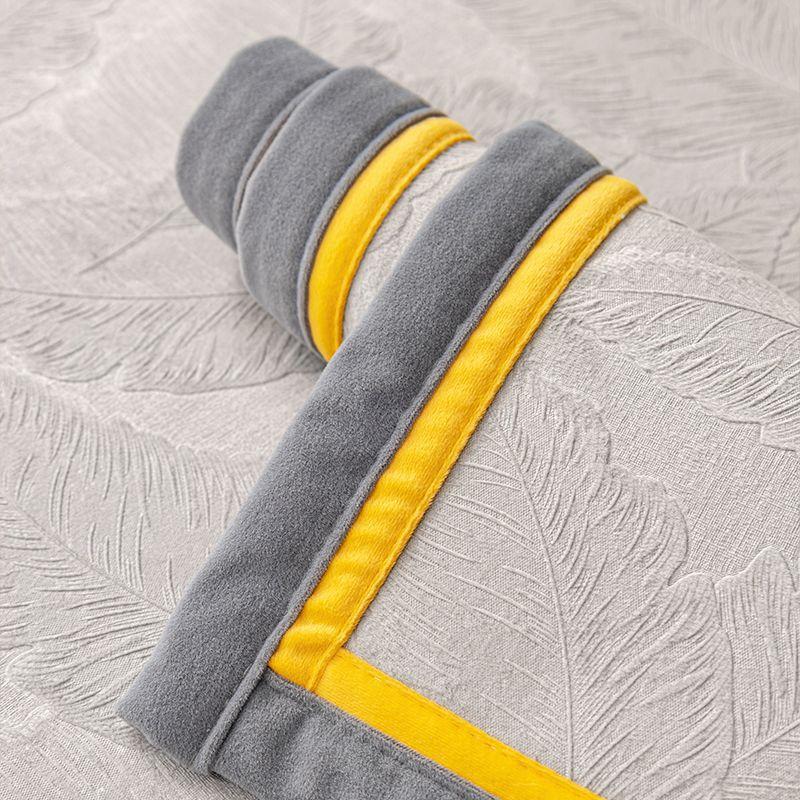 Leaf Jacquard Non-slip Sofa Cover Light Luxury Style Four Seasons Universal Living Room Sofa Decorative Cover Velvet Simple Cush