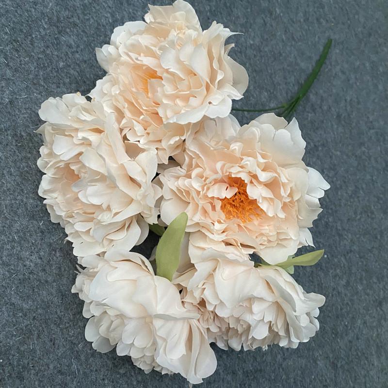 Peony Artificial Fake Flowers Wedding Arch Decorative Silk Flowers Realistic