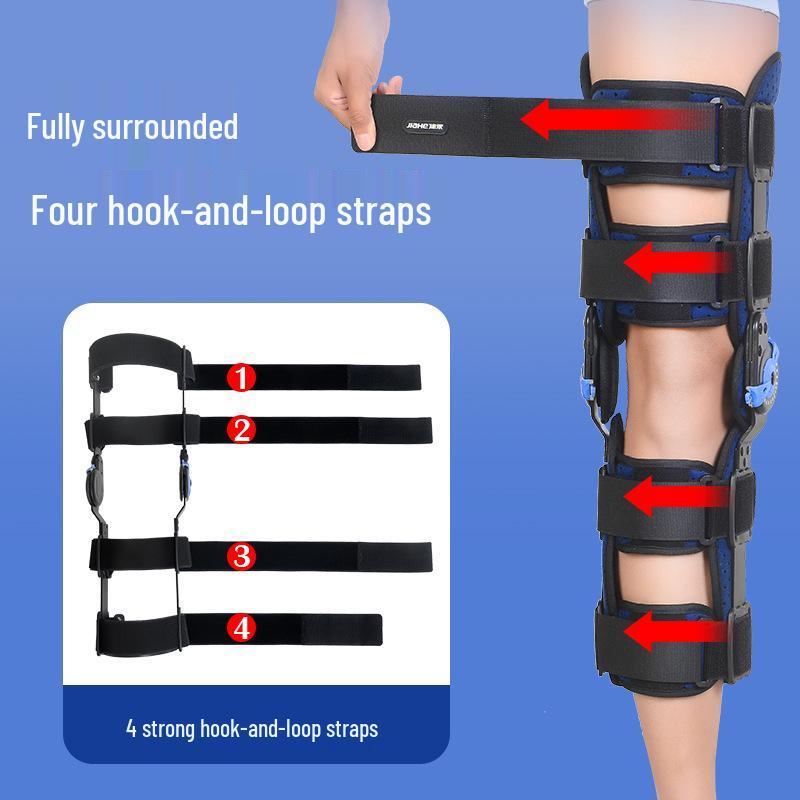 Jiahe Type I Adjustable Knee Immobilizer for Meniscus, Ligament Injuries & Leg Fractures