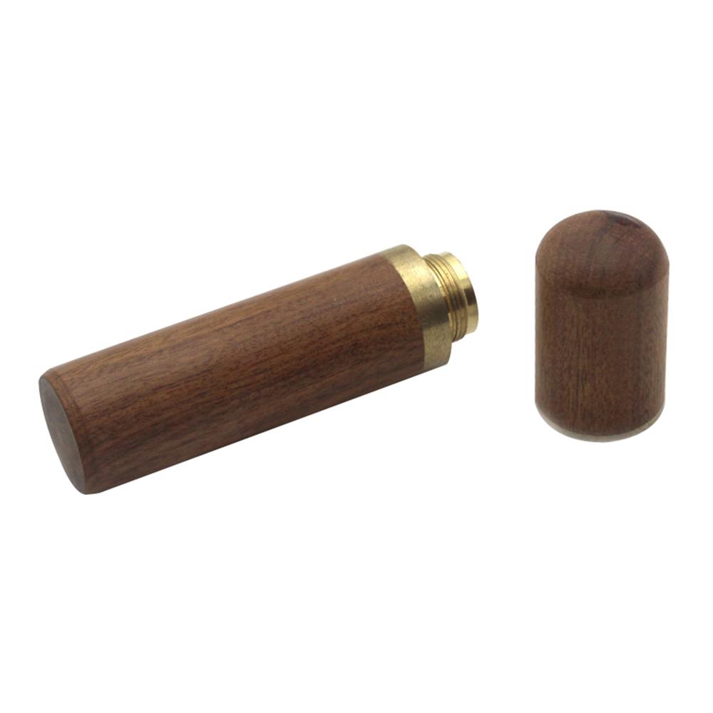Sewing Needles Holder Storage Case, Versatile Wooden Needle Case, DIY Handmade Leather Wood Storage Box Hand Crafts Knitting Toothpick Holder