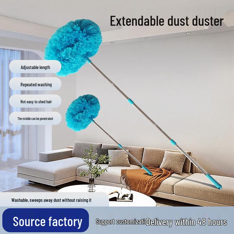 Extra Long Feather Duster for Home, Desk, and Car Cleaning