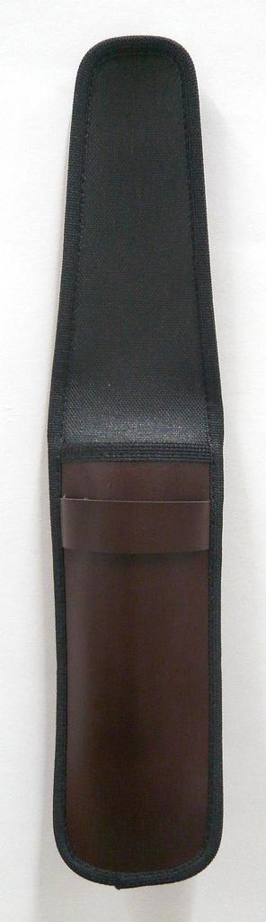 Takizawa Slim Synthetic Leather Pen Case with Metal Scorpion and Shocking Ballpoint Pen Set (Brown) (Black) (3-Pack) T23-KBSC-B989A-B-3