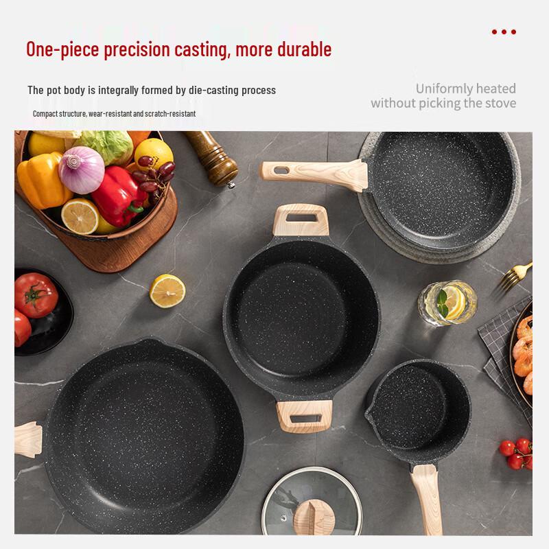 Maifan Stone Non-stick Kitchen 3-Piece Cookware Set