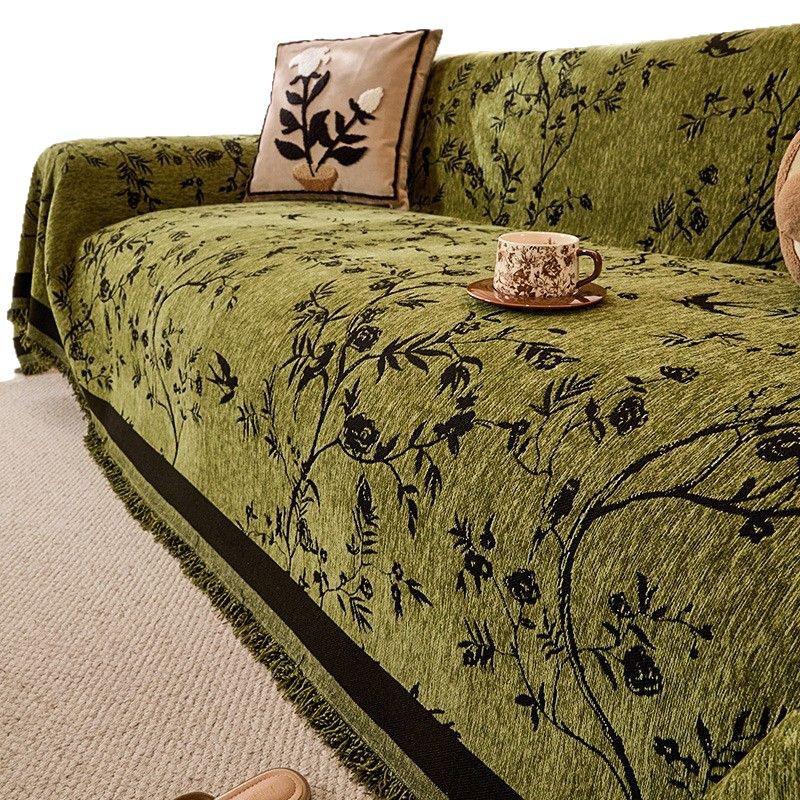 High-End Retro Chenille Sofa Cover 2025 - Anti-Scratch Luxury Cushion