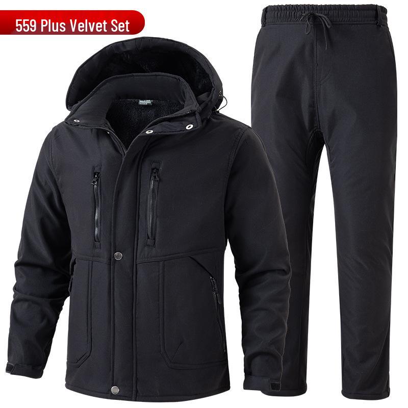 

Unisex Insulated Autumn/Winter Jacket & Pants Set: Arctic Fleece, Thickened for Cold Protection & Warmth, Ideal for Outdoor Work & Mountaineering. 190 (recommended 180-200 jin)