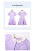 2026 Girls' One-Piece Swimsuit: Sun Protection, Quick-Dry, Short-Sleeve Swimwear for Medium & Large Children
