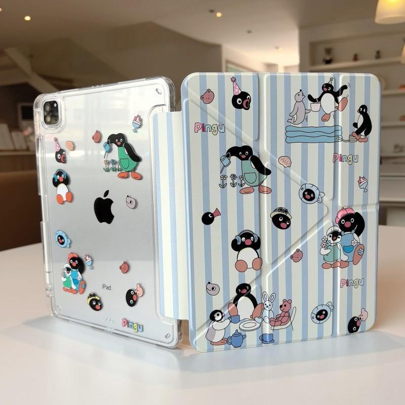 3Y Style IPad Case With Pen Slot Magnetic Cover 11th Gen Air 7 5th Pro 11 Inch Stand Shockproof Hard Shell