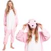 Piżama damska kombinezon kigurumi onesie kostium dinozaur różowy 165-175 l