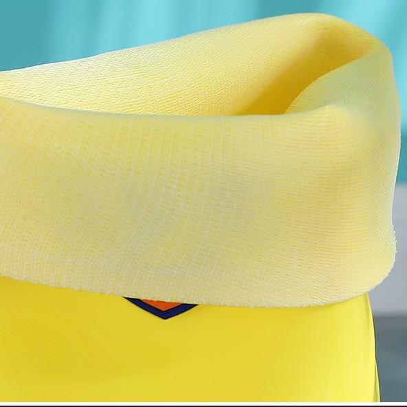 Yellow Oil-resistant Rain Shoes Food Factory Health Shoes Canteen Work Shoes Beef Tendon Sole Rain Boots Labor Protection Rubber Shoes