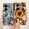 For ITEL P65 Cute Cat Flower Cartoon Phone Case For Itel P671L ItelP65 Shockproof Soft Silicone Covers Bumpers