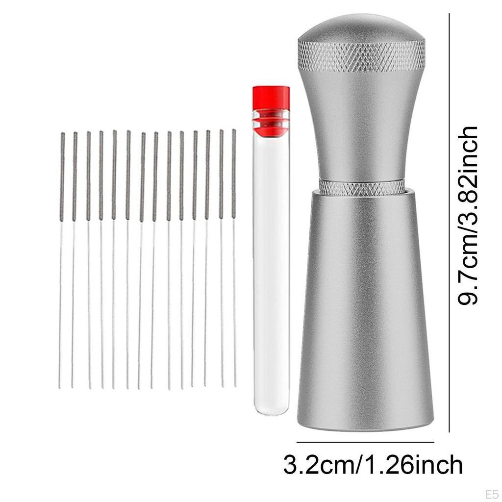 Coffee Stirrer Espresso Tool,with Holder,Professional,Aluminum Alloy,Pin Type Distributor,Hand