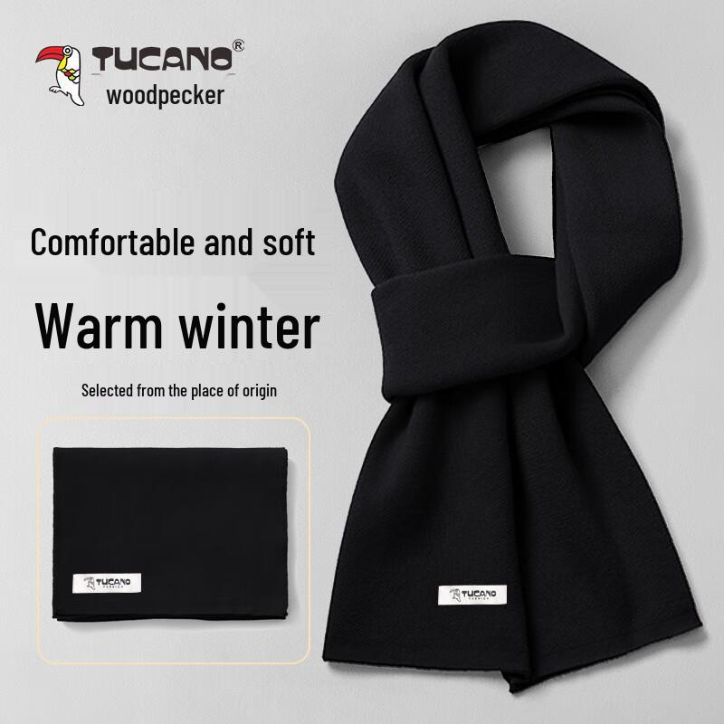 TUCANO Men's Solid Color Winter Scarf