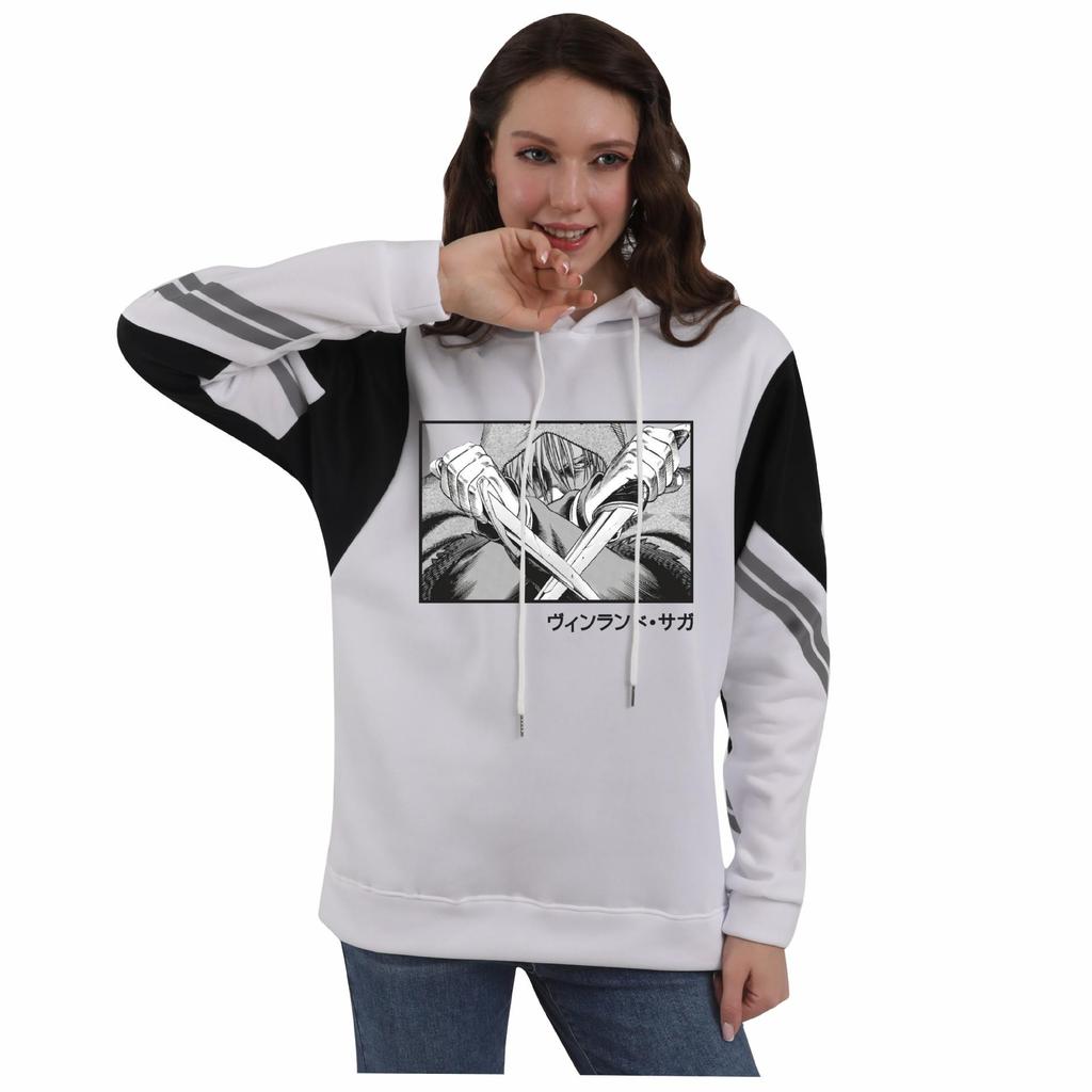 VINLAND SAGA Ice Sea War Hoodie: Unisex Autumn/Winter Color Block Fleece