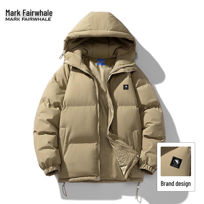 Mark Fairwhale Men's Winter Hooded Puffer Jacket