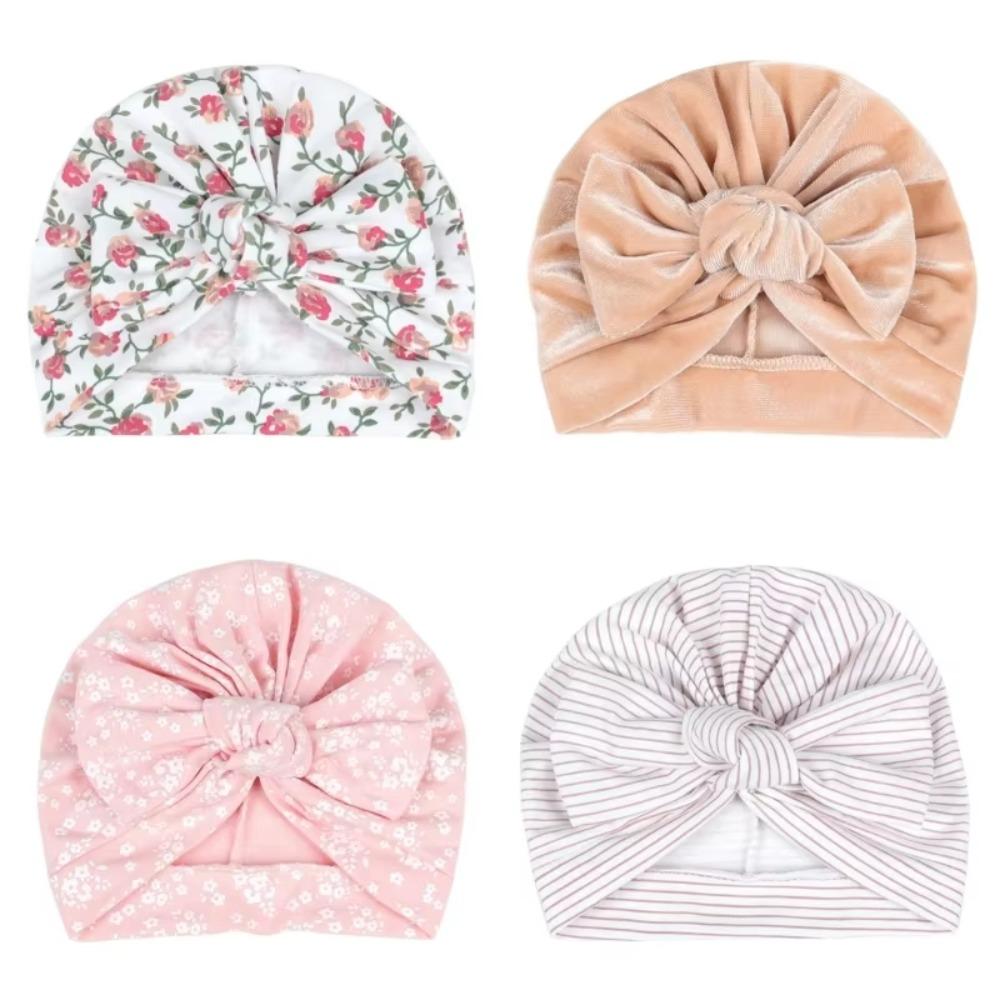 

Printing Baby Turban Hat Cap 0-6 Months Beanie Bonnet Cute Toddlers Hats 3