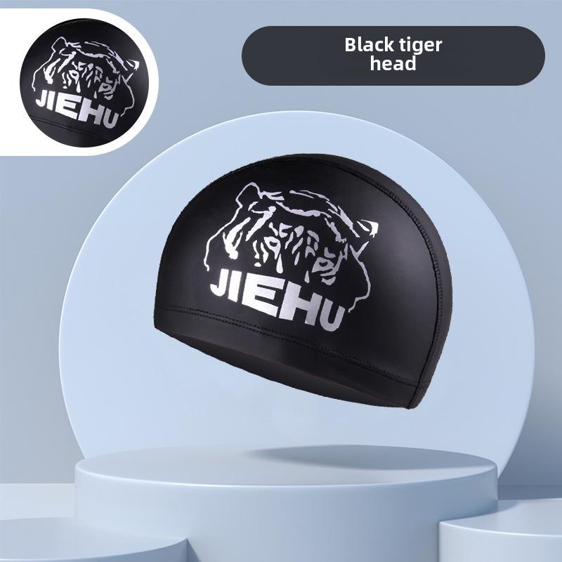 Waterproof Breathable PU Coated Adult Swimming Cap for Men & Women