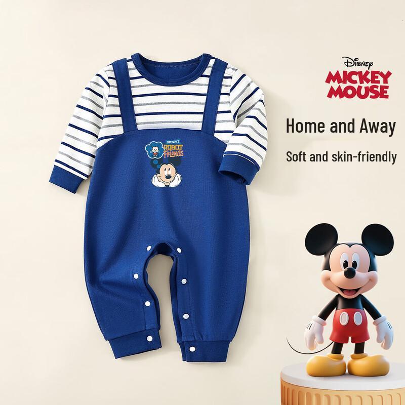 Хлопковый комбинезон с длинным рукавом Disney Baby 66cm