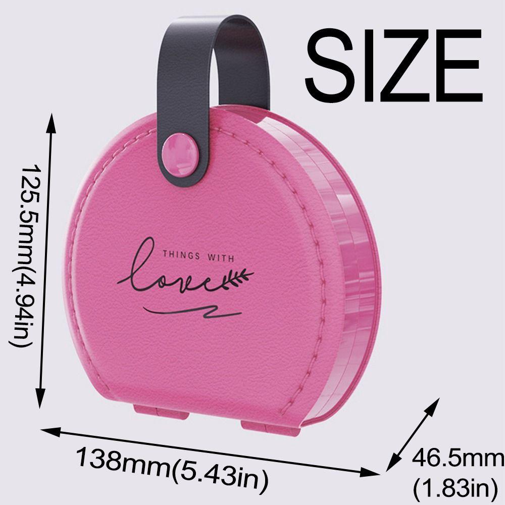 Portable Mini Sewing Set PU Leather Case Needle Threads Box Travel Sewing Kit  Manual Sewing