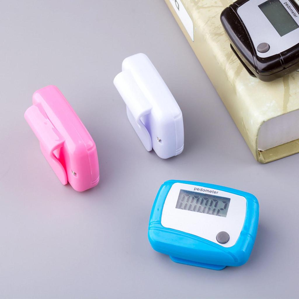 Genaue Schrittzähler Tragbarer Schrittzähler mit Clip Fitness-Werkzeug für Sport Outdoor Tragbar Wandern Laufen Joggen Männer Frauen