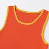 European and American style, new women's clothing, versatile sleeveless round neck contrasting edge knitted top 3519011