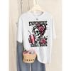 Expensive Talks Back Funny Print Women T Shirt Hip Hop Summer T-Shirt Breathable Crewneck Top Comfortable Casual