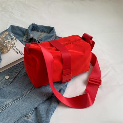 Oxford Cloth Messenger Bag Fashionable Texture Fitness Bag Women'S Small Horizontal Casual Solid Color Shoulder Commuter Toast Bag Women
