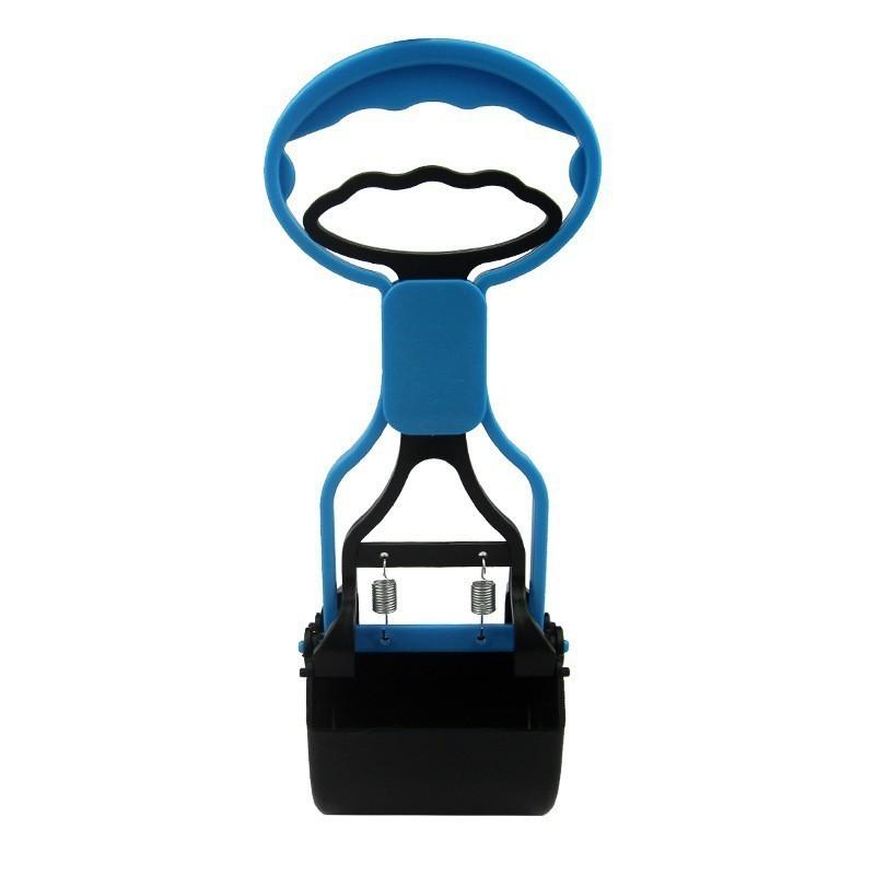 

Совок для какашек, Совок для какашек для собак со длинной ручкой, Легкая пружина, Инструмент для сбора мусора за домашними животными One Size синий