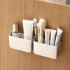 Foldable Storage Box Magnetic Wall Mounted Non Perforated Kitchen Storage Rack Household Bathroom Cosmetics Organization Rack
