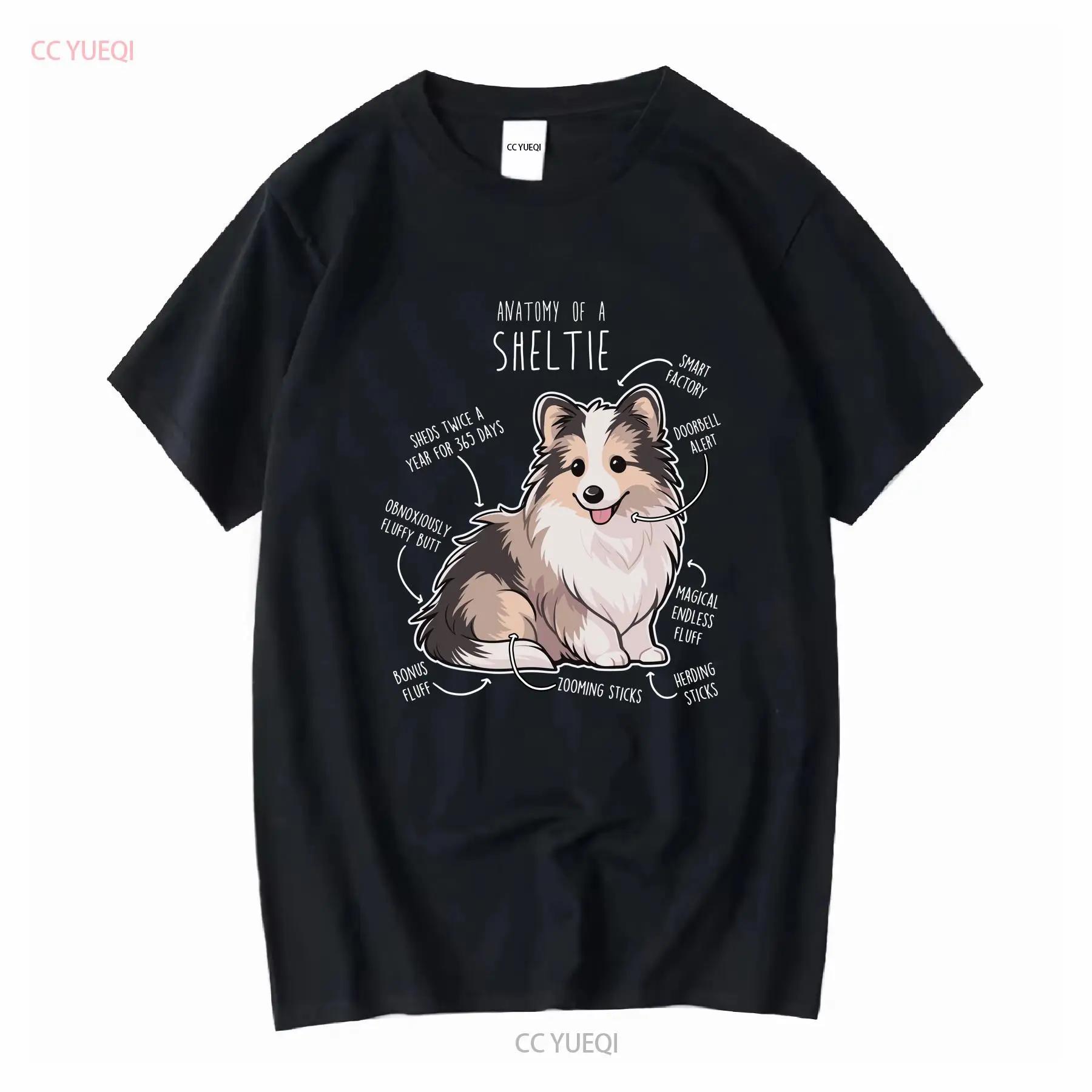 Sheltie T Shirt Funny Dog Lover Cute Sable Shetland Sheepdog Pet Mom Dad Top Mahogany Collie Long or Short Sleeves Vintage S разноцветный