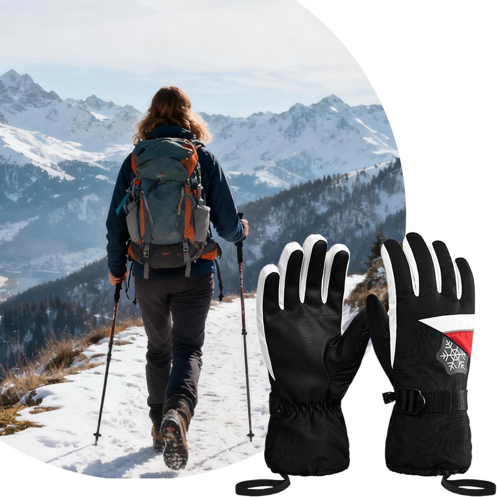 Winter Gloves For Men Thermal Cold Weather Hand Warmers Ski Snow Warm Gloves For Women Motorcycle Riding Driving Biking Running