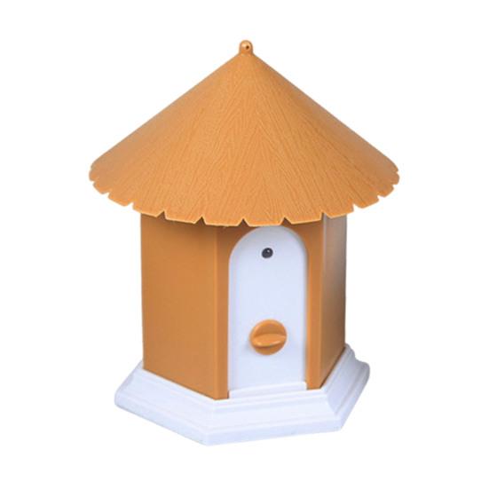 

Dog Ultrasonic Bark Control Device Adjustable House Shape Pet Anti-Barking Device Indoor Outdoor Dog Bark Deterrent Device коричневый