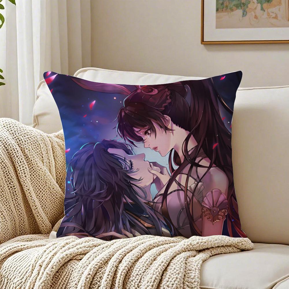 Epische Martialische Chinesische Anime SSoul Land Kissenbezug Kissenhülle Milbenschutz Wohnzimmer Sofa Dekor Kissen Zimmer
