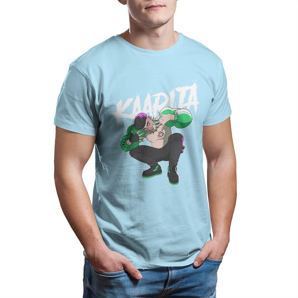 Kaarija Eurovision Cha Cha Cha Men's T Shirt  Leisure Tee Shirt Short Sleeve Crew Neck T-Shirt Cotton Classic Clothes