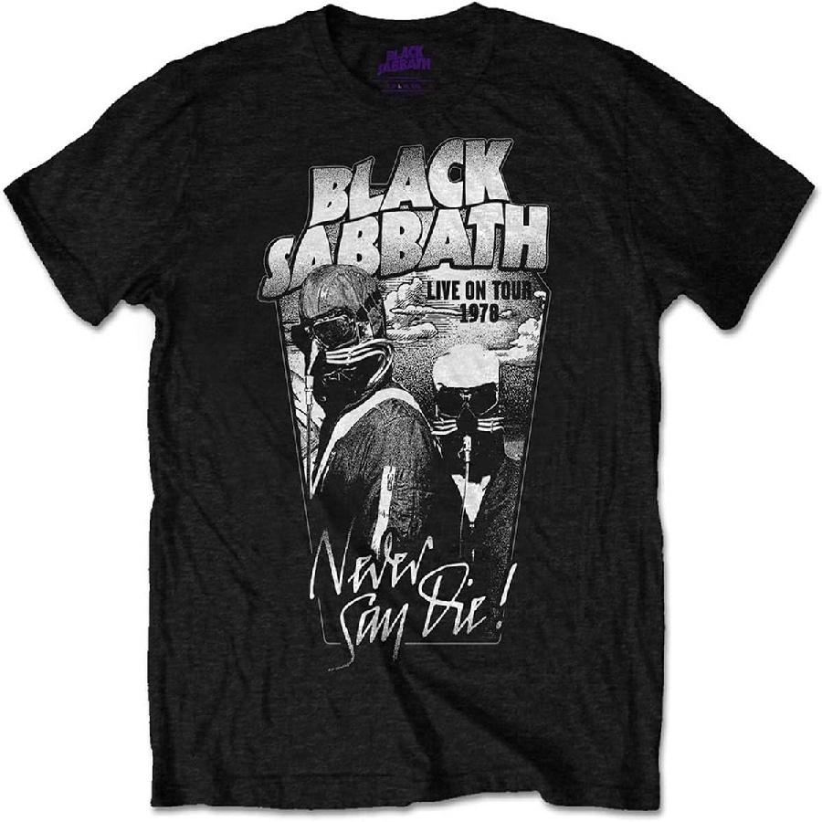 Black Sabbath Men s Never Say Die T-Shirt X-Large Black S