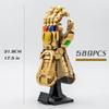 598pcs Thanos Heroes Infinity Gauntlet 76191 Building Blocks  Assemble Puzzle Model Toys Holiday Christmas Birthday Gifts