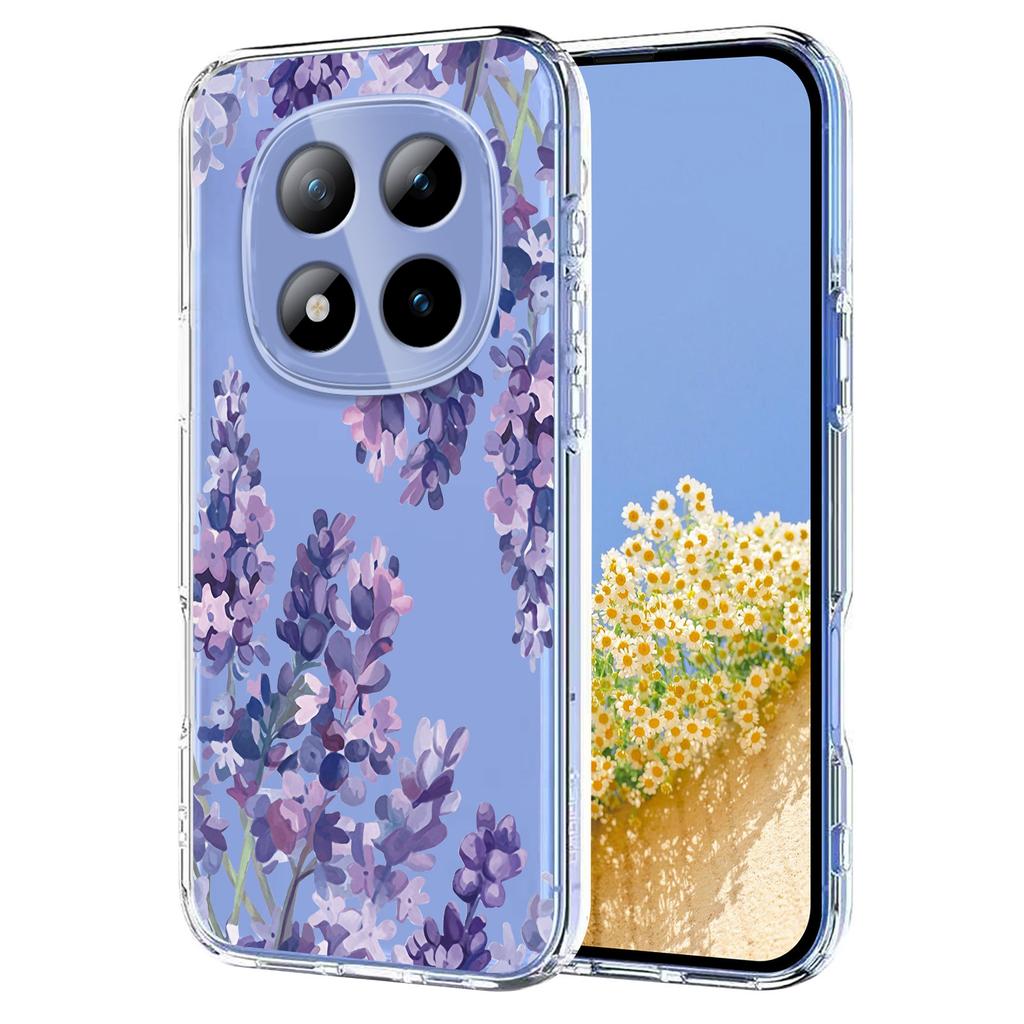 Für Xiaomi Redmi Note 15 Pro+ 5G Hülle Schmetterling Blumenmuster Druck TPU Handy Rückseite