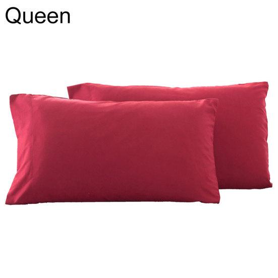 2st enfärgad kung drottning kuddfodral hem sovrum säng kuddfodral dekor