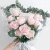 Blomsterinnpakningspapir Klar Hvit Prikket Silkepapir Flerbruks Vanntett OPP Pakkepapir for Festivalgaver Kake 40cm*10m