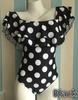 Summer Fashion Bikini Off Shoulder Ruffles Swimwear Sexy Solid One Shoulder Swimsuit