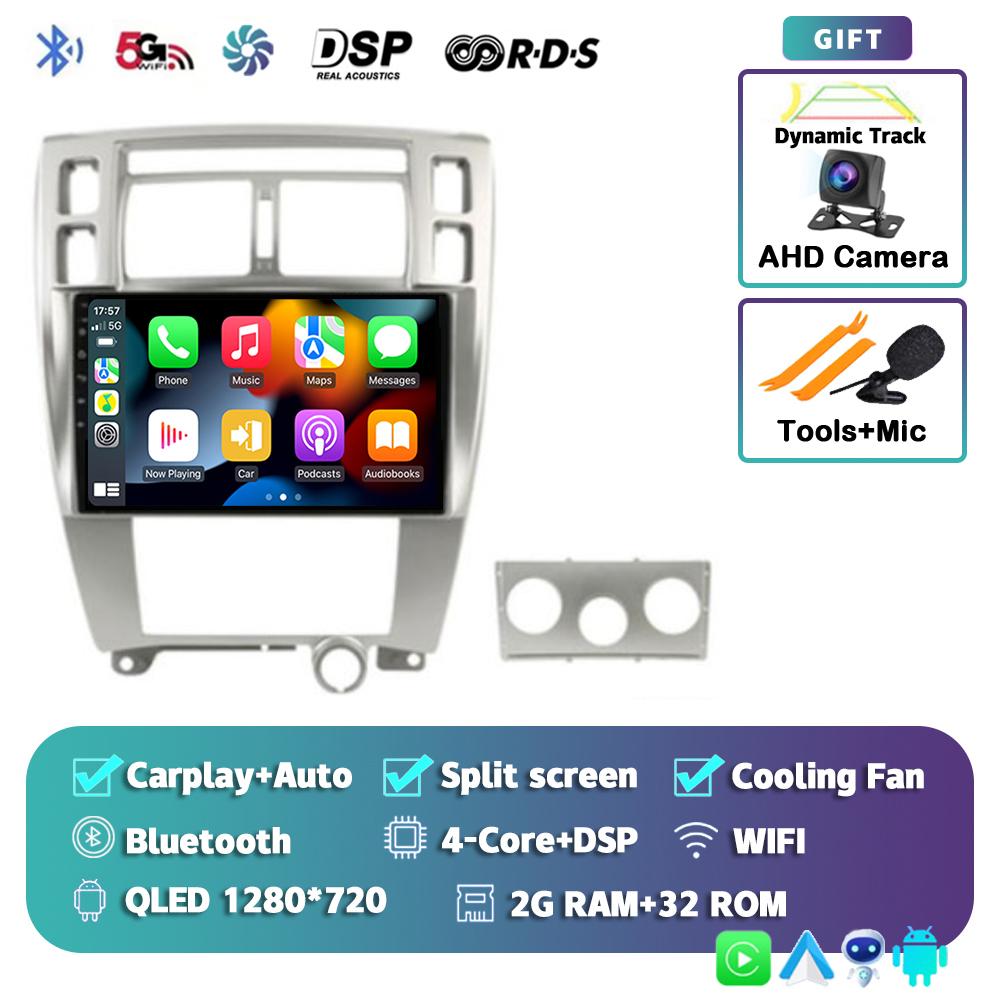 Android 14 Carplay Car Radio For Hyundai Tucson 2004 2005 2006 2007 2008 2009 Multimedia Video Player Navigation Stereo 2Din DVD