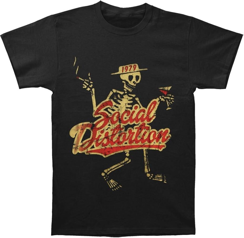 New Social Distortion Men s Vintage 1979 Black Unisex ALl size shirt D2393 S разноцветный
