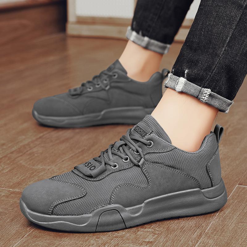 Men's Shoes Soft Sole Mesh Breathable Summer Wear-resistant Tooling Casual Shoes Retro Trend Sports Shoes Outdoor Versatile