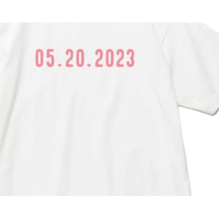 HUMAN MADE T-Shirts Unisex Pink Heart Crew Neck Moderate Straight Fit HM25TE0520