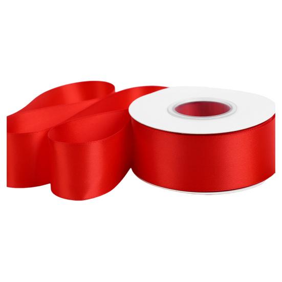 40mm Width Satin Ribbon 25 Yards Double Sided Ribbon Solid Color Smooth Ribbon for Gift Wrapping Bouquets Party Decorations